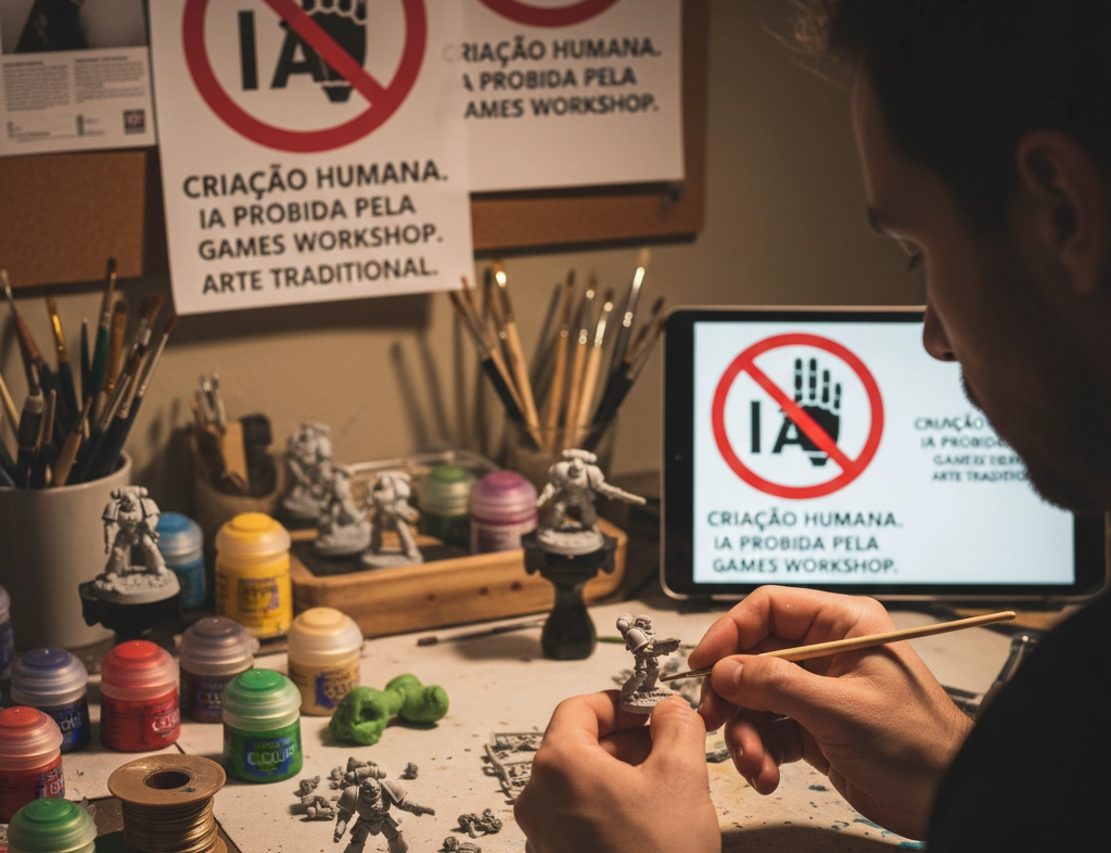 Warhammer: Games Workshop Proíbe Uso de IA no Conteúdo e Design