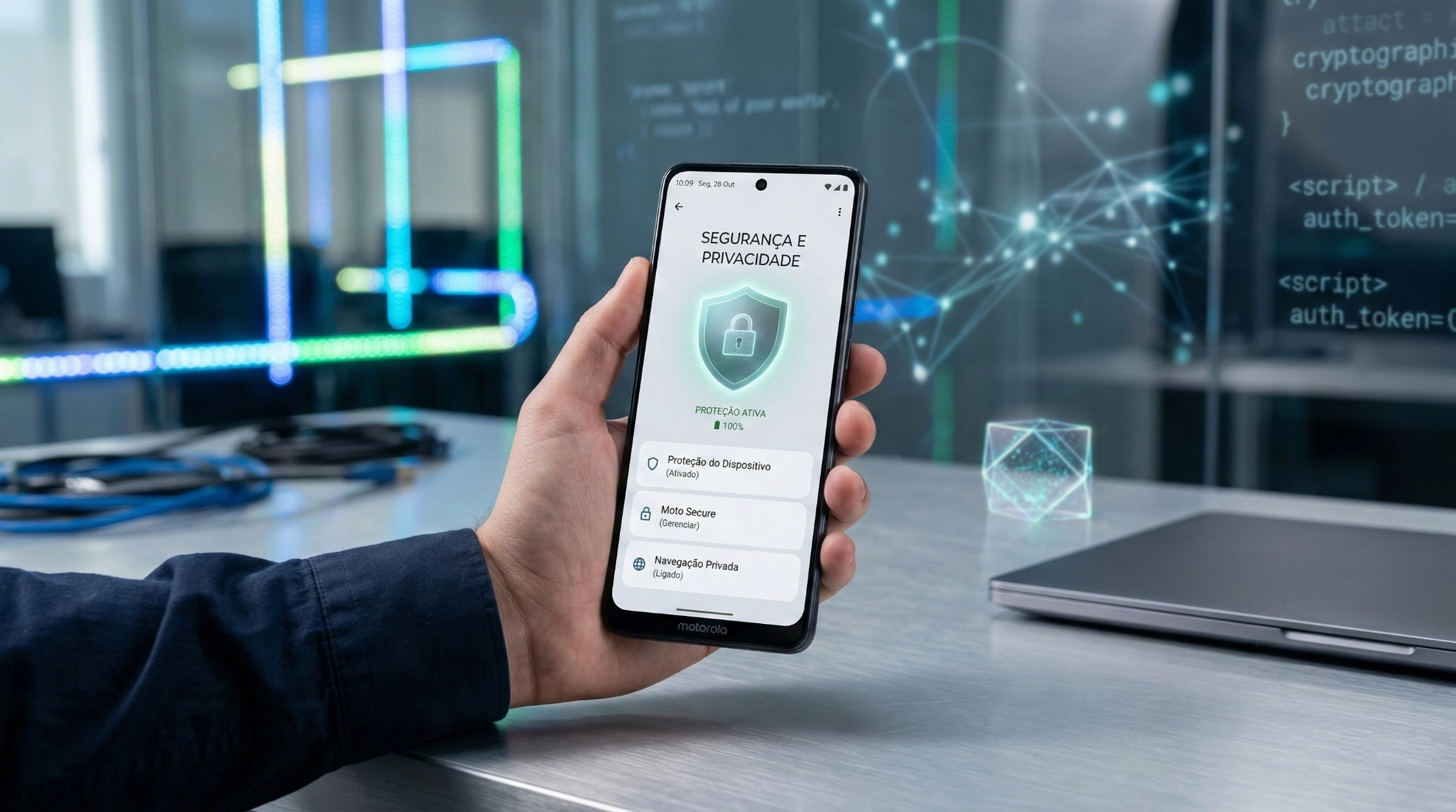 Motorola e GrapheneOS: smartphone focado em privacidade