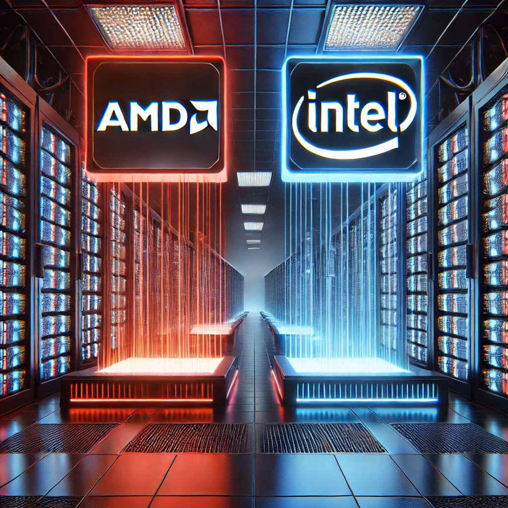 AMD supera Intel em vendas de data centers no quarto trimestre de 2024