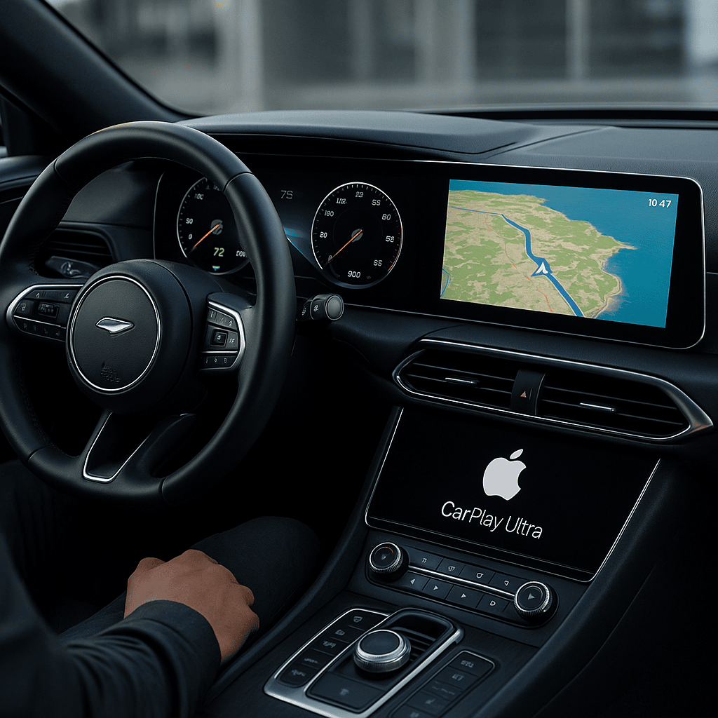Apple lança CarPlay Ultra com painel digital completo