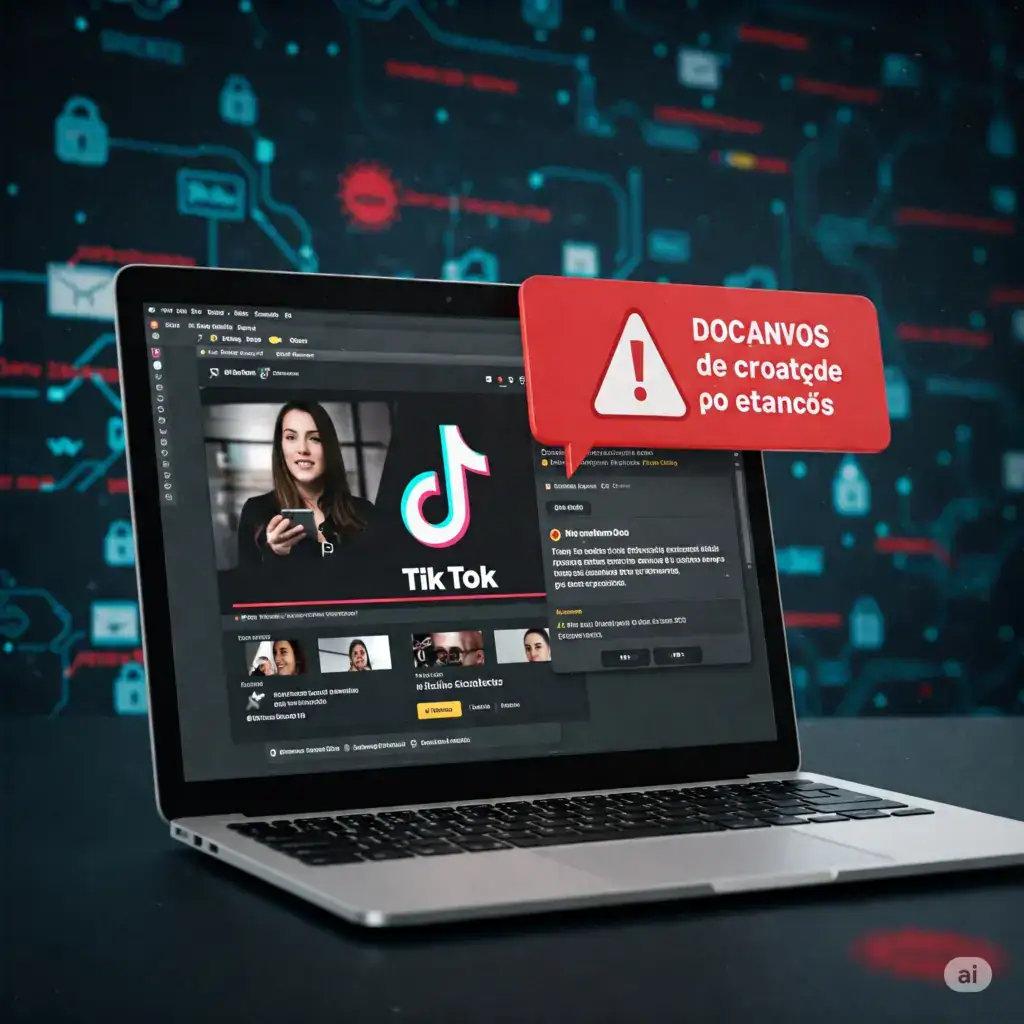 Golpes no TikTok: Vídeos ensinam comandos que instalam malware