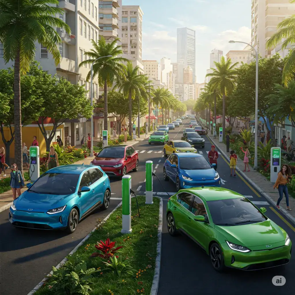Explosão nas vendas de carros elétricos no Brasil
