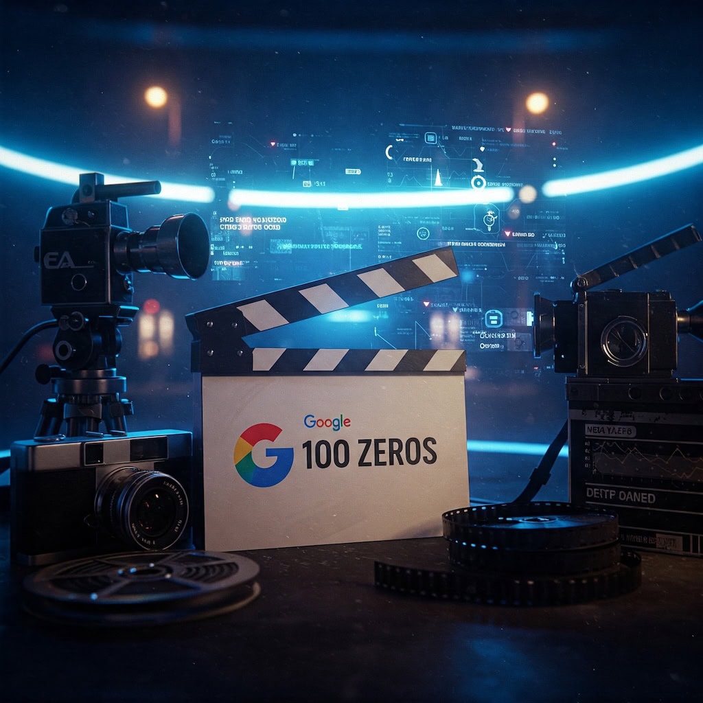 Google Apoia Produção de Filmes e Séries com 100 Zeros