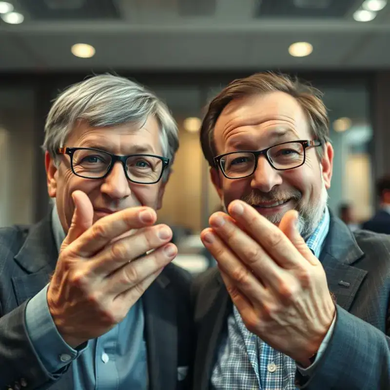 Gates e Torvalds