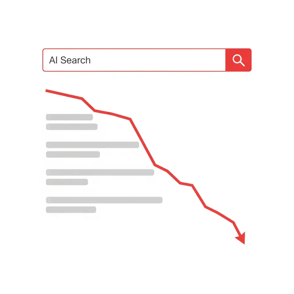 AI do Google Ameaça Sites com Queda de 30% em Cliques