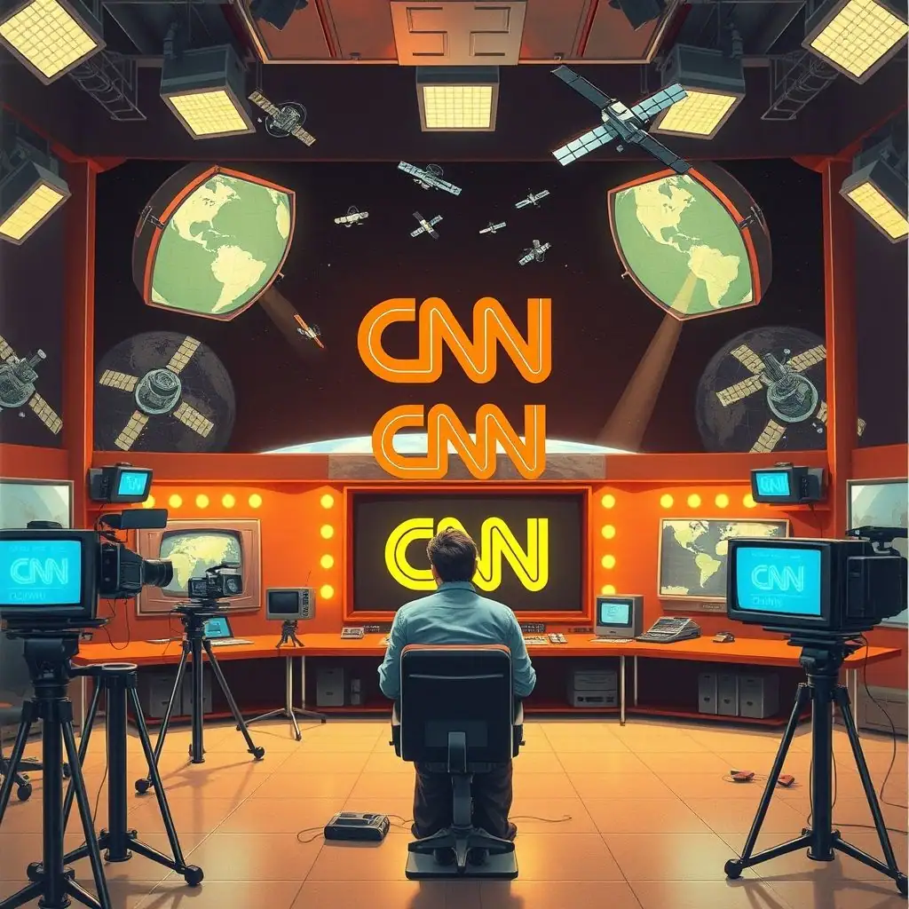 CNN lança canal 24 horas e transforma jornalismo mundial em 1980