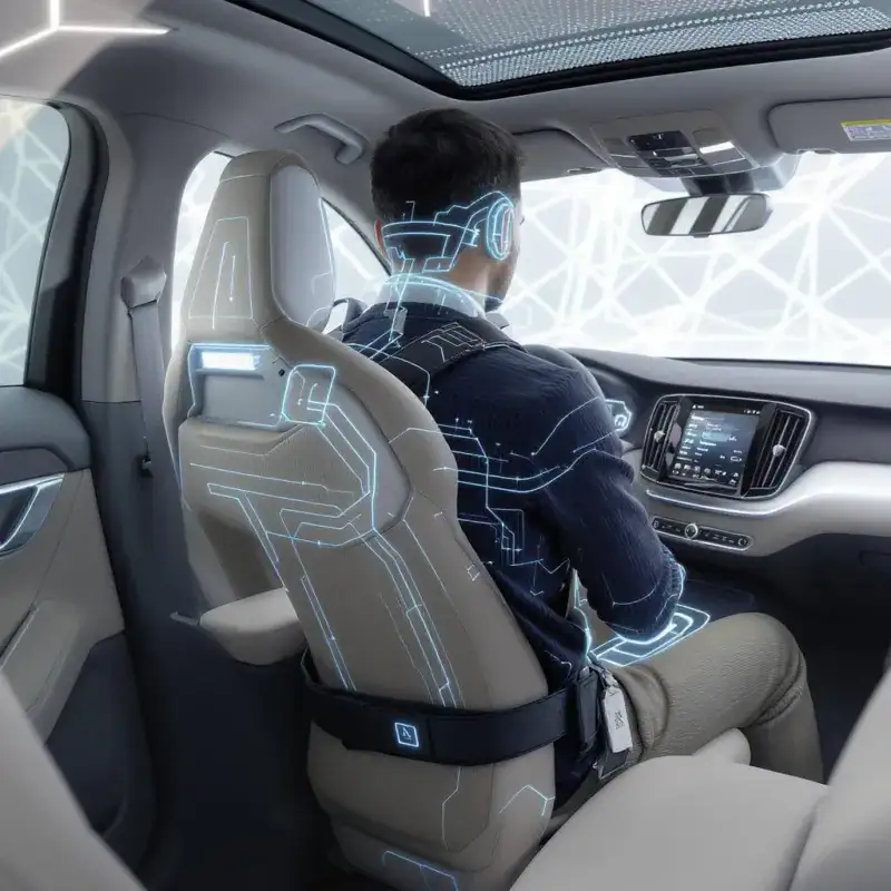 Volvo lança cinto de segurança inteligente e adaptável