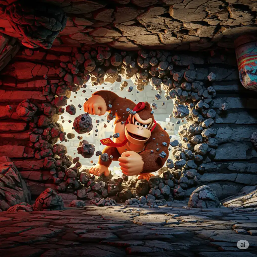 Donkey Kong Bananza Chega ao Switch 2 com Jogabilidade Única
