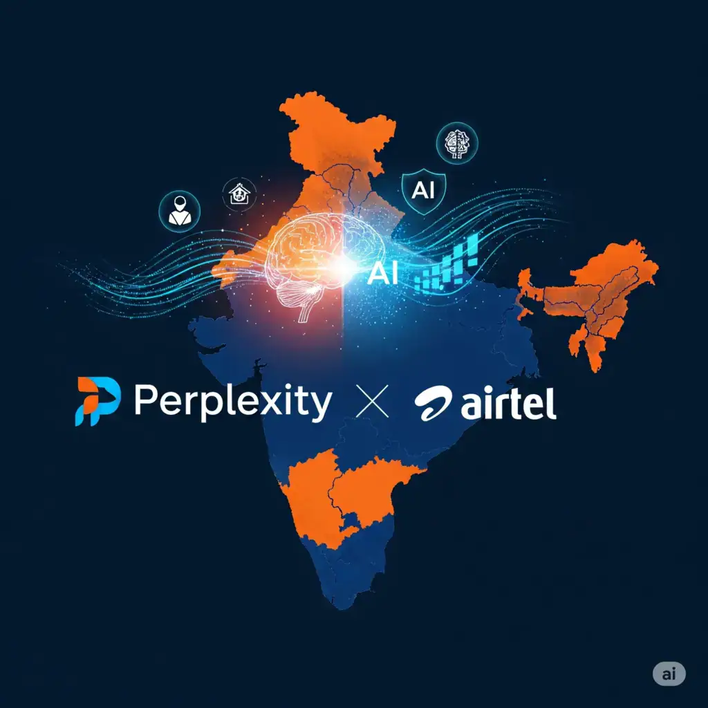Airtel Oferece Perplexity Pro Grátis a 360 Milhões de Usuários