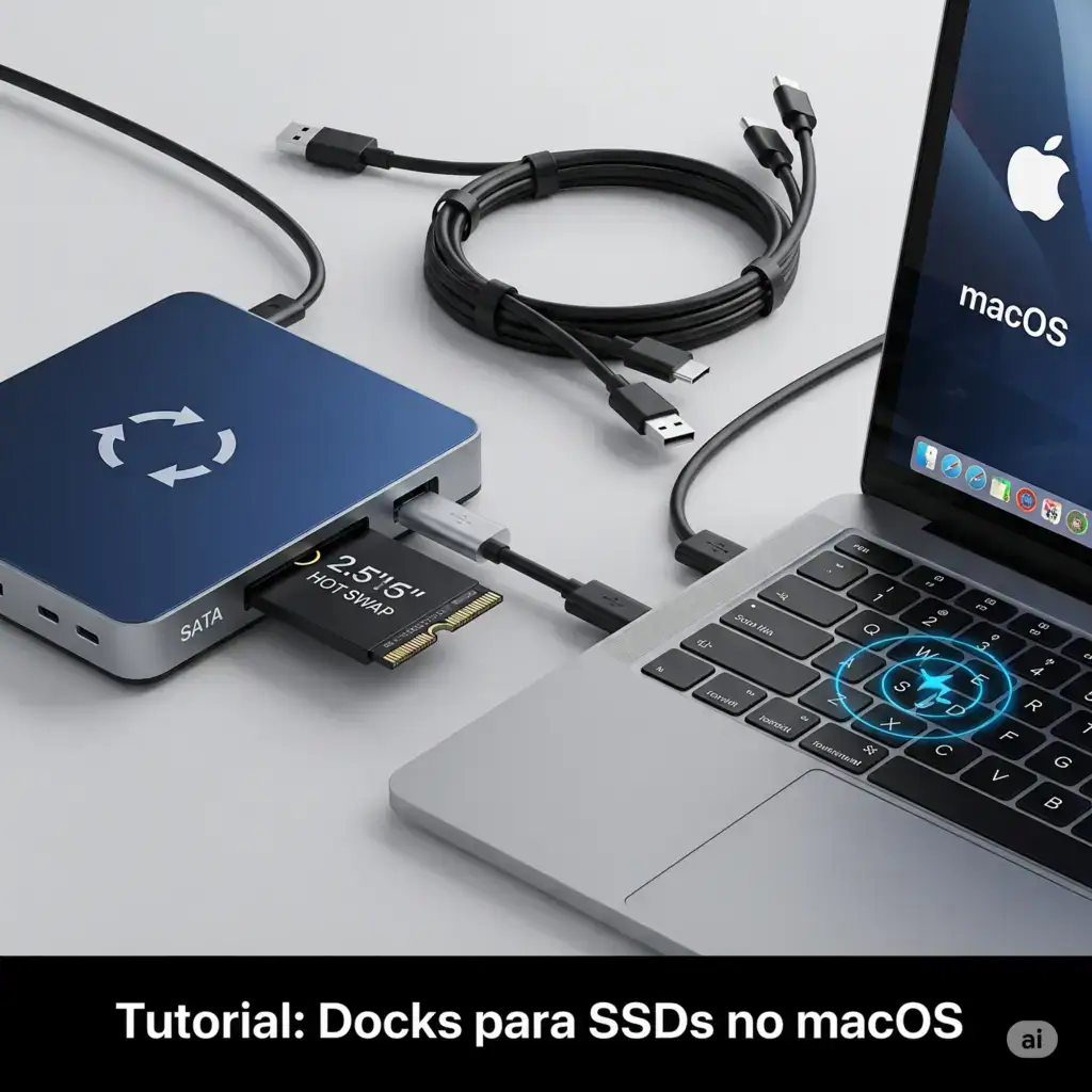 Como Usar Docks para SSDs no macOS