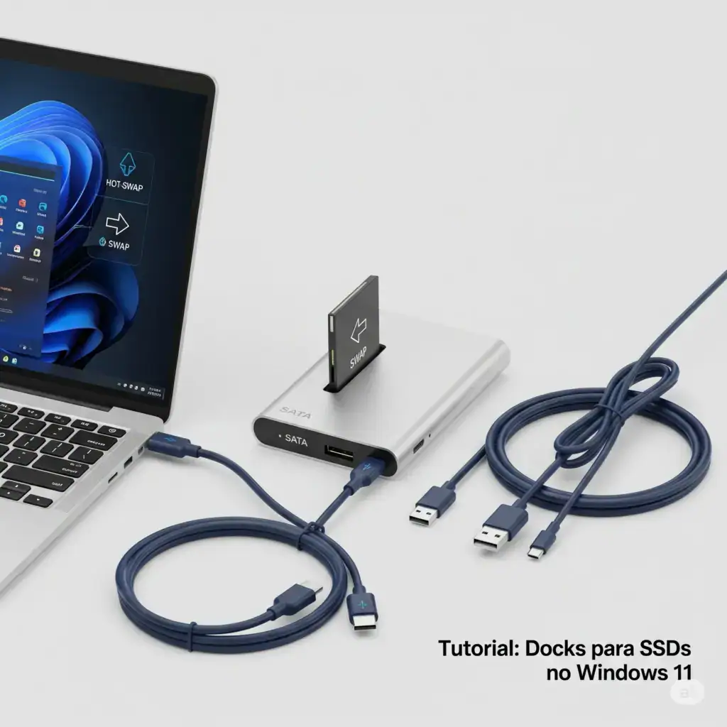 Como Usar Docks para SSDs no Windows 11