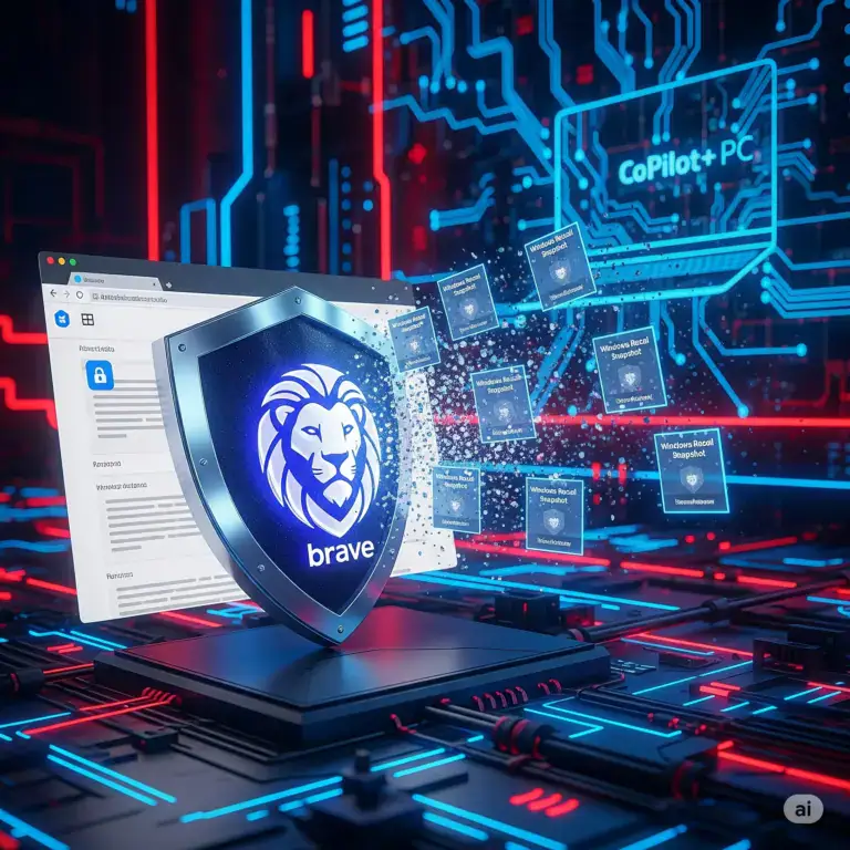 Brave Bloqueia Windows Recall por Padrão a Partir da Versão 1.81