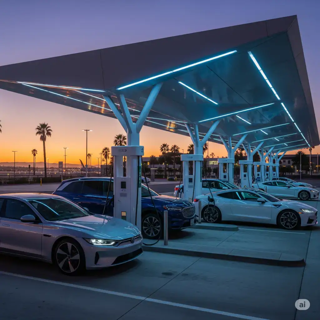BP inaugura mega hub de recarga ultrarrápida perto do Aeroporto de Los Angeles