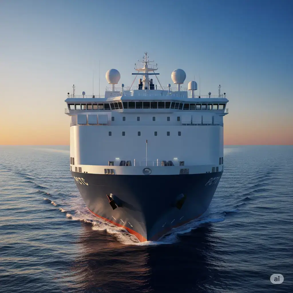 Hyundai Glovis apresenta primeiro navio porta-veículos com controle por IA