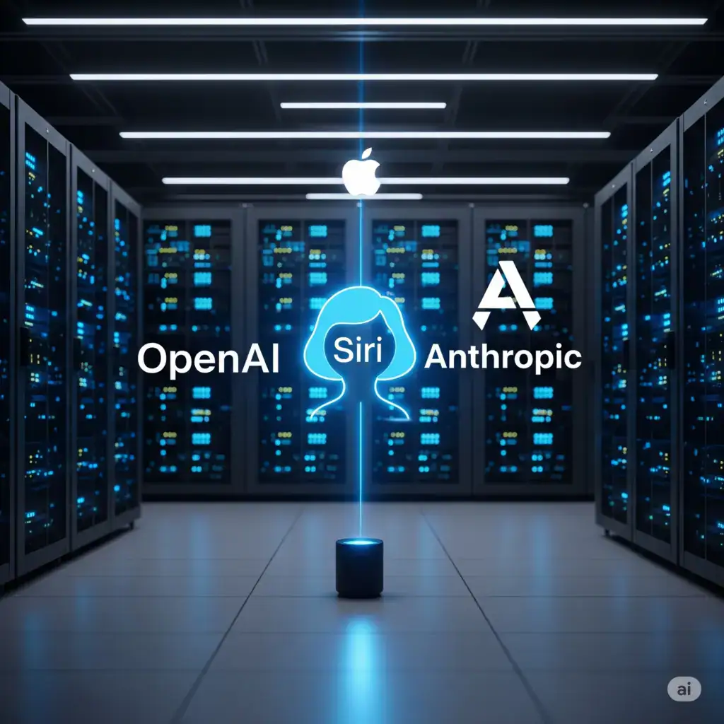 Apple avalia OpenAI e Anthropic para nova Siri