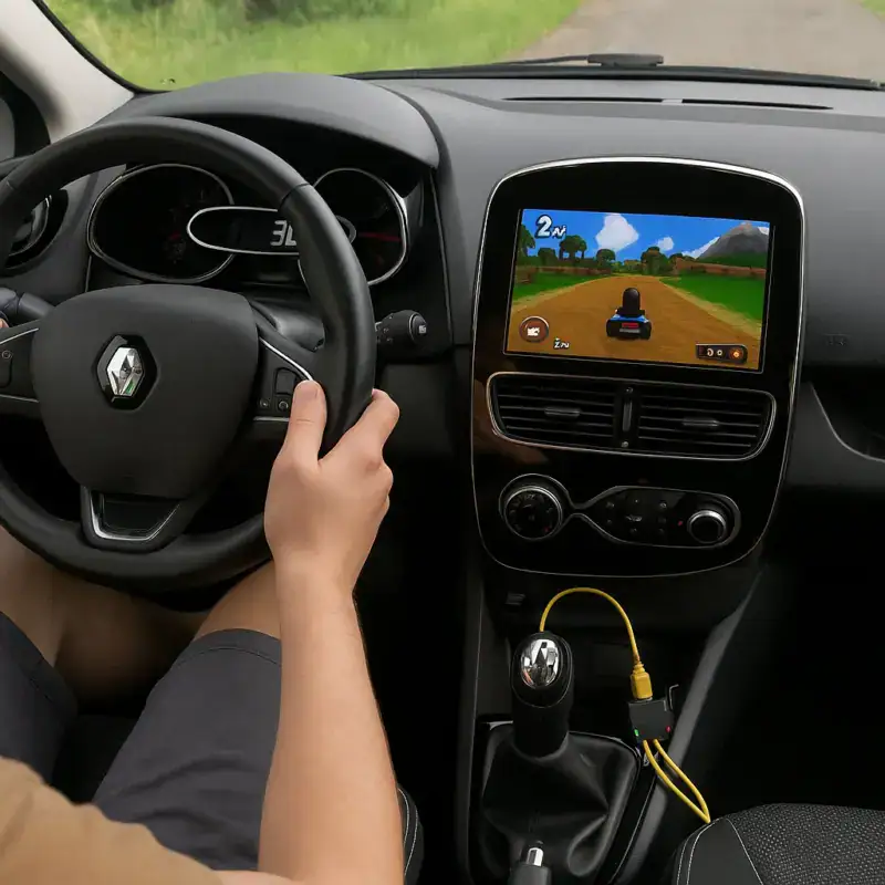 Renault Clio vira controle de videogame em experimento