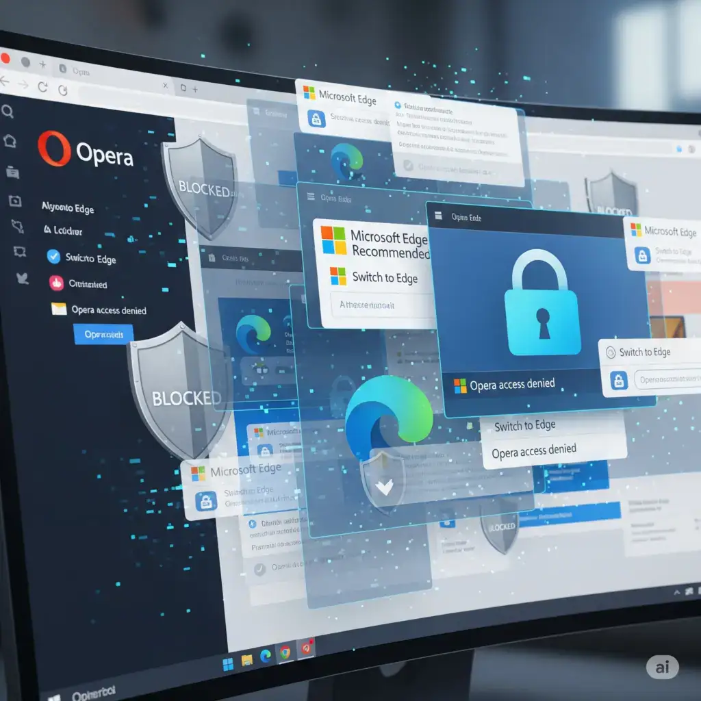 Opera acusa Microsoft no Brasil por dificultar troca do navegador padrão