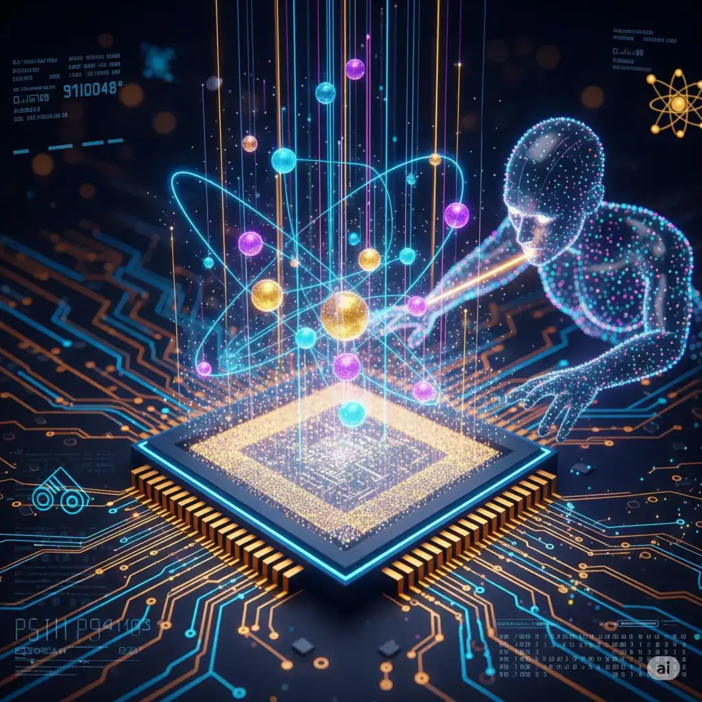 Semicondutores criados com IA quântica superam modelos clássicos