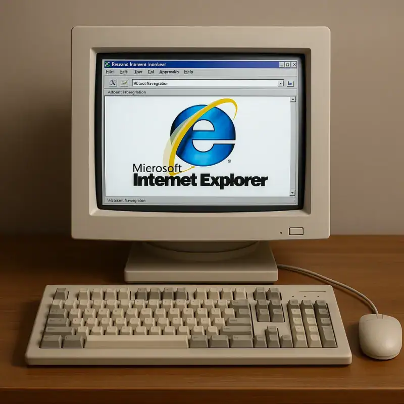 Microsoft lançava o Internet Explorer 3