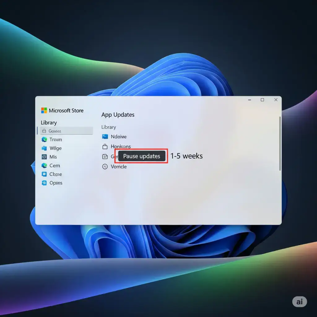Microsoft Store limita pausa de atualizações a 5 semanas