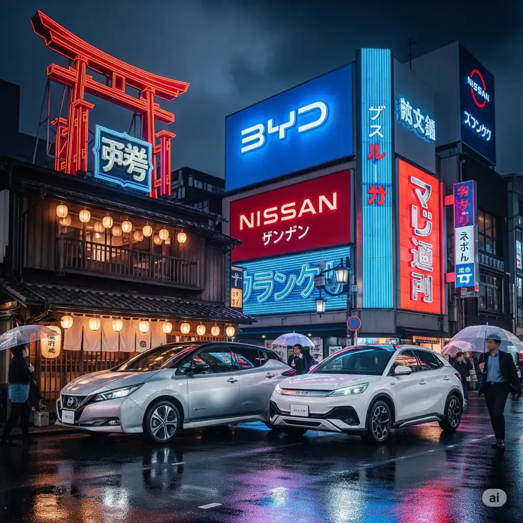 Vendas de carros elétricos no Japão caem 33% em 2024