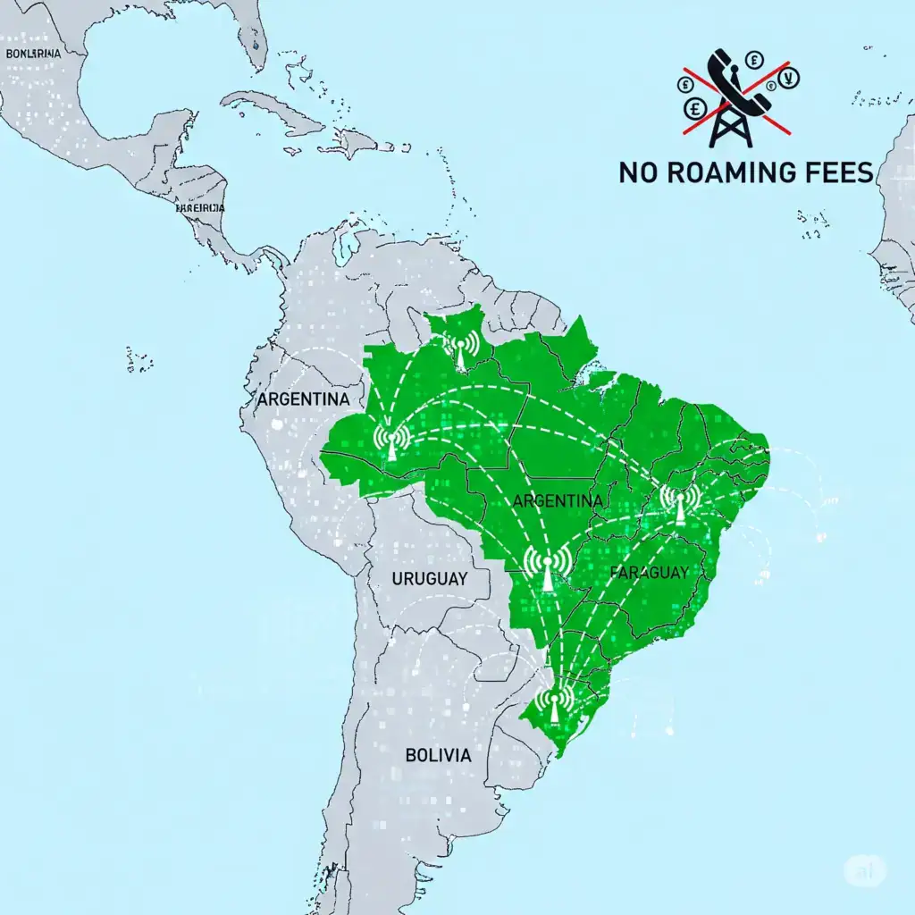Brasil aprova fim do roaming no Mercosul; veja o que muda
