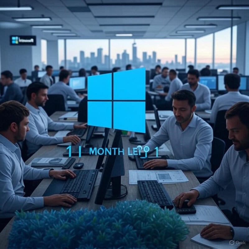 Windows 10 Ganha Força Apesar do Fim Próximo do Suporte Oficial