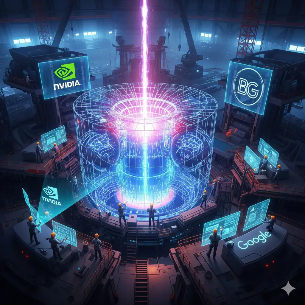 Nvidia e Google investem em reator de fusão nuclear