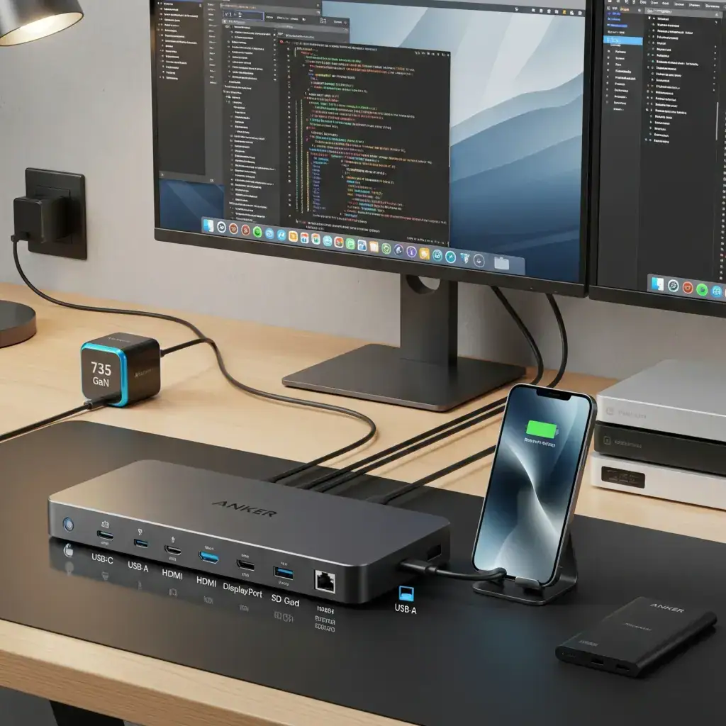 Anker apresenta dock com 14 portas e novos carregadores na IFA 2025